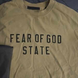 Fear of God State Tee in Mustard Yellow